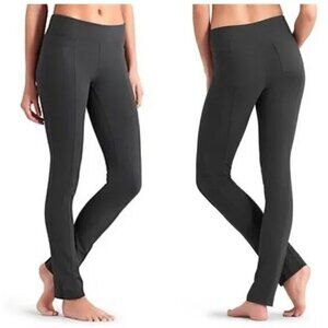 Athleta Gray Metro Skinny Yoga Legging (Large)
